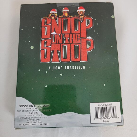 Snoop Dogg Knit Ornament Christmas Sweater Happy Holi-Daze Fits S On The Stoop - Picture 3 of 4